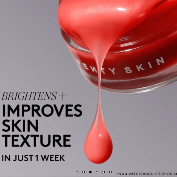 Fenty Skin CHERRY DUB BLAH 2 BRIGHT 5% AHA FACE MASK 75ml BRAND NEW/SEALED - Picture 3 of 10